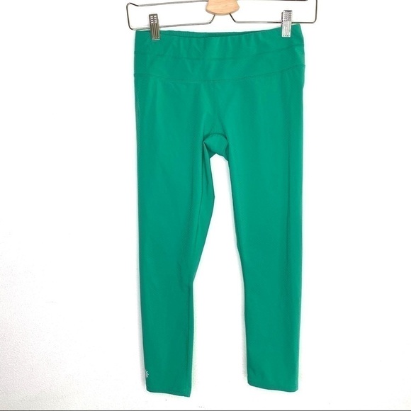 Athleta Dobby Sonar lightweight Capri green - Picture 2 of 9